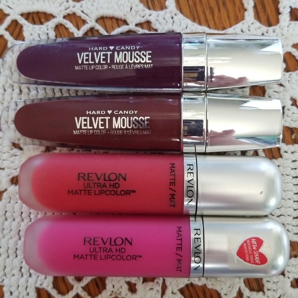 Revlon Hard Candy Velvet Mousse Matte Lipcolors